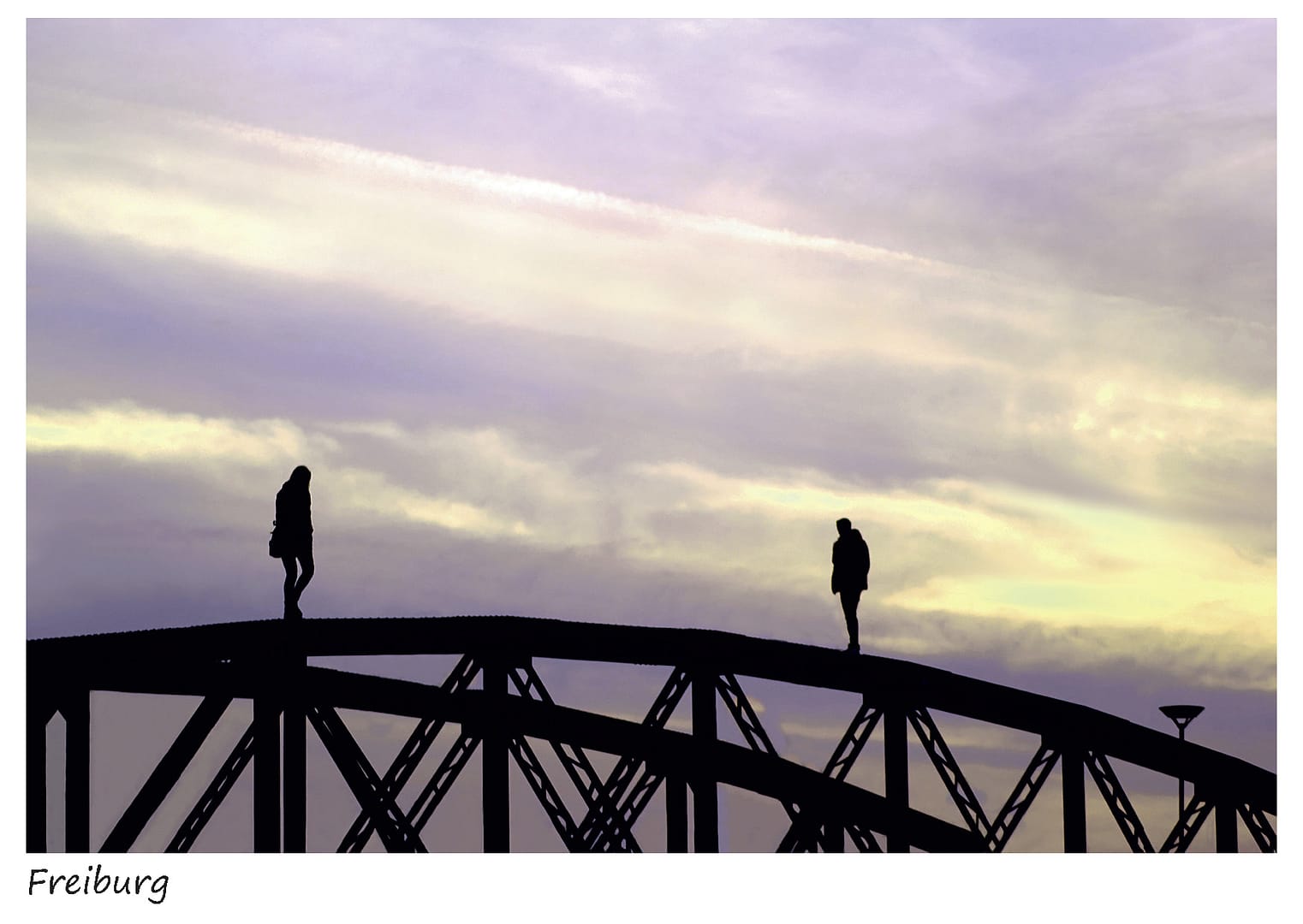 Brückenbegegnung Wiwilibrücke