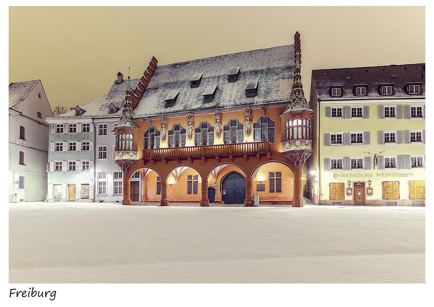 Verschneiter Münsterplatz