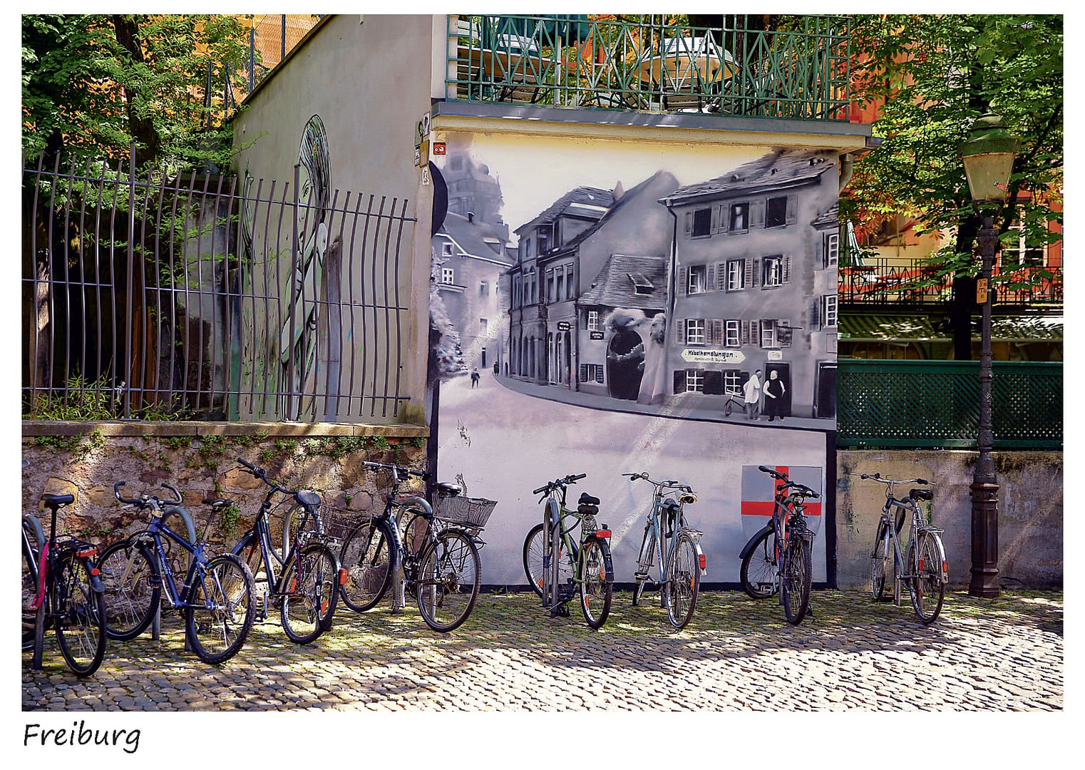 Wandgemälde in der Gerberau