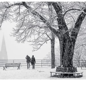 Schlossberg im Winter
