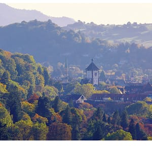Schwabentor im Herbst