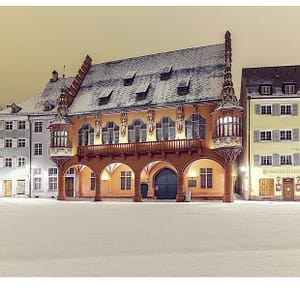 Verschneiter Münsterplatz